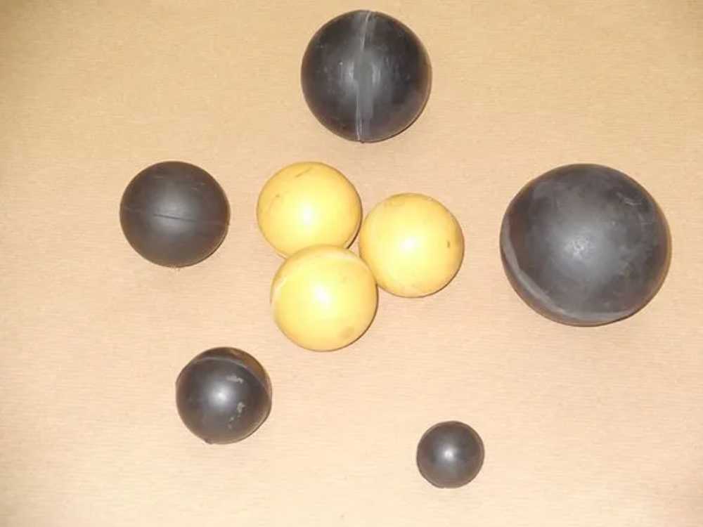 Bolas de caucho